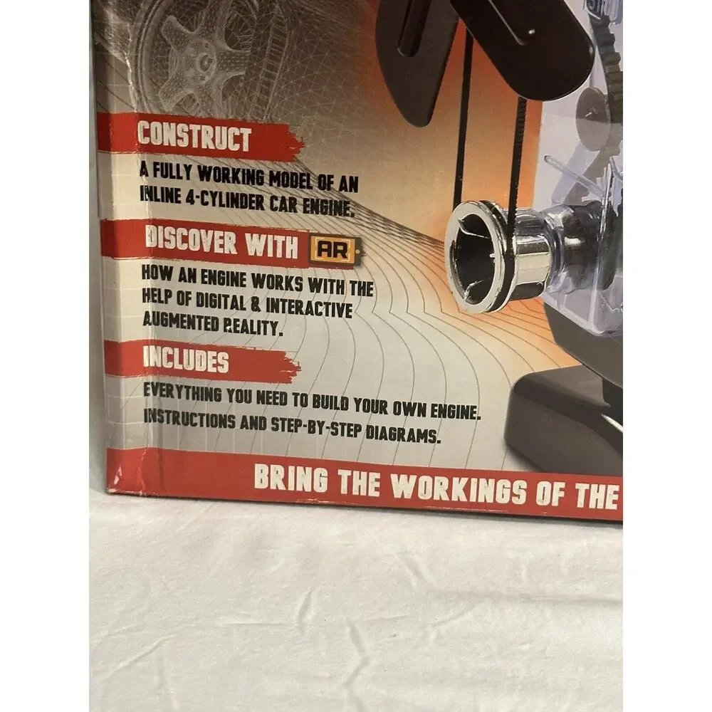 New Machine Works 4 Cylinder Engine AR W/Digital & Interactive Augmented Reality